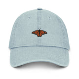 *Pre-Order* Monarch Butterfly Denim Cap