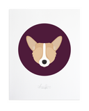 Corgi Custom Pet Portrait by Anne Green Design
