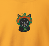 Halloween Pumpkin Black Cat Sweatshirt
