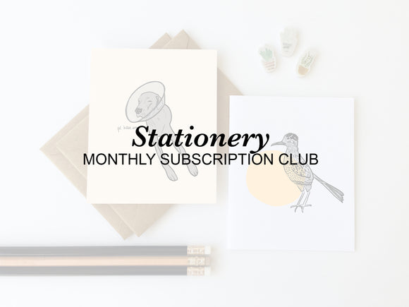 Stationery Monthly Subscription Club