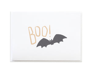 Boo! Bat Halloween Card