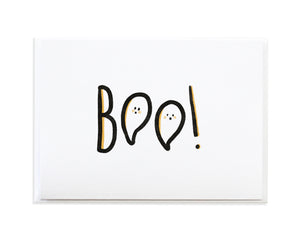 Boo! Ghosts Halloween Card