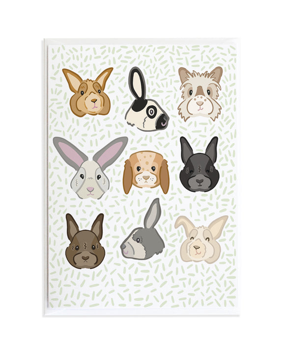 Rabbits Greeting Card
