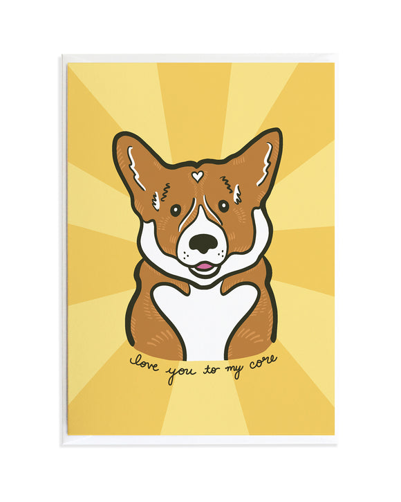 Corgi Love Greeting Card