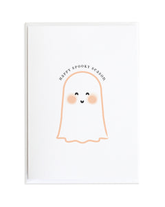 Spooky Season Ghost Card