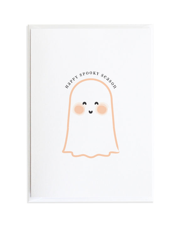 Spooky Season Ghost Card