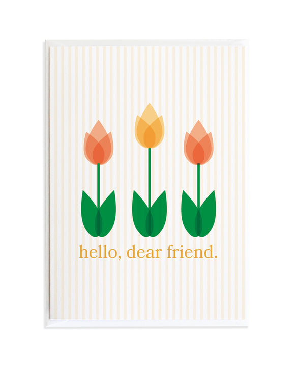 Tulips Greeting Card