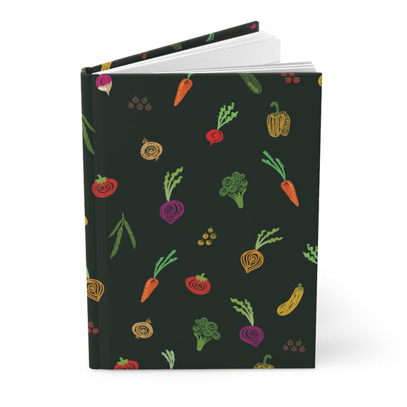 Vegetable Garden Hardcover Journal