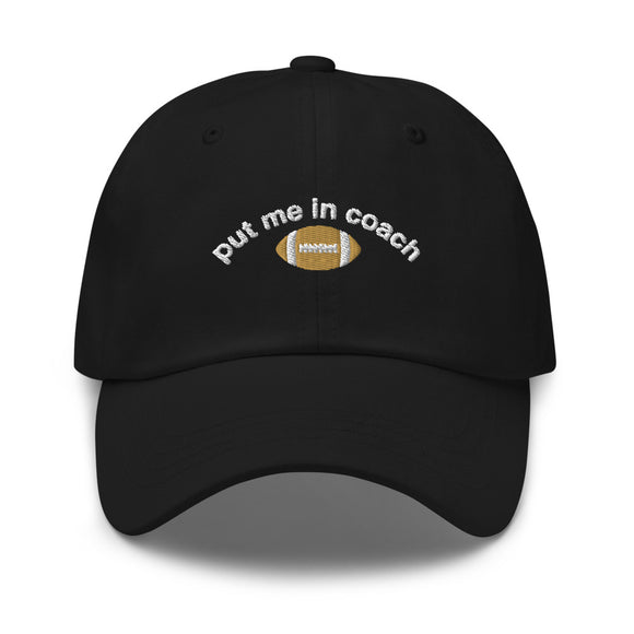 Football Put Me In Coach Cap