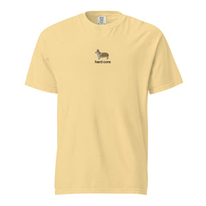 Hard Core Corgi Embroidered T-Shirt