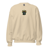 Halloween Pumpkin Black Cat Sweatshirt