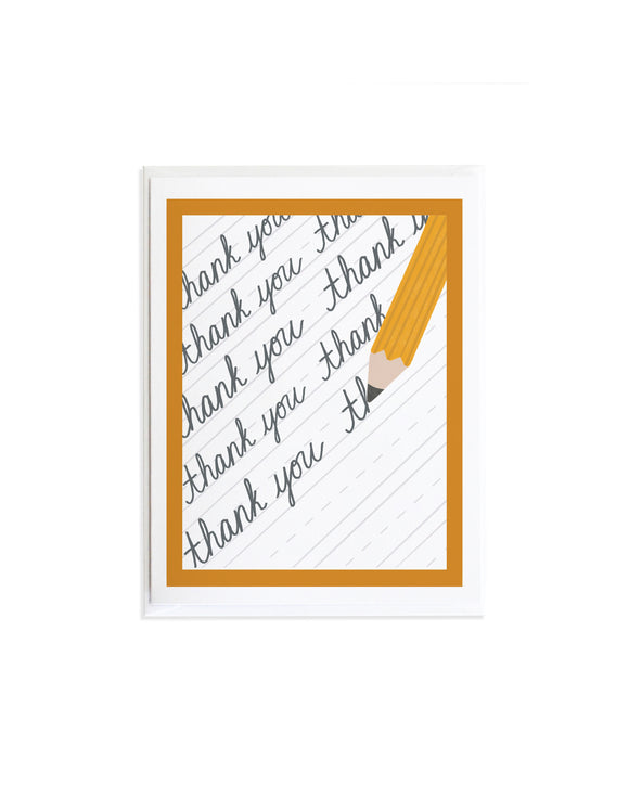 Handwritten Thank You