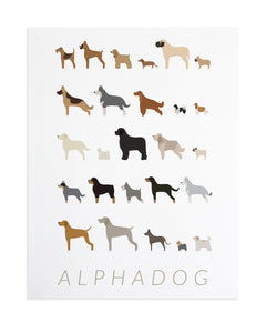 AlphaDog Alphabet Print