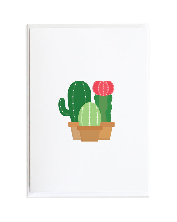 Cactus Greeting Card by Anne Green Design