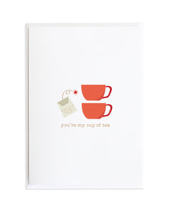 You're My Cup of Tea Greeting Card by Anne Green Design