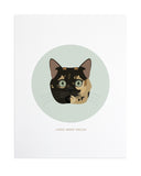 Cat Custom Pet Portrait by Anne Green Design
