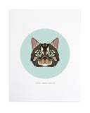 Cat  Custom Pet Portrait by Anne Green Design