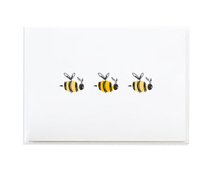 Bee Greeting Card by Anne Green Design