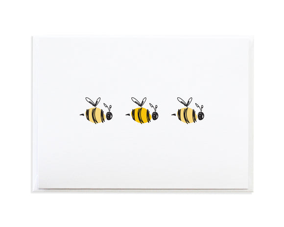 Bee Greeting Card by Anne Green Design