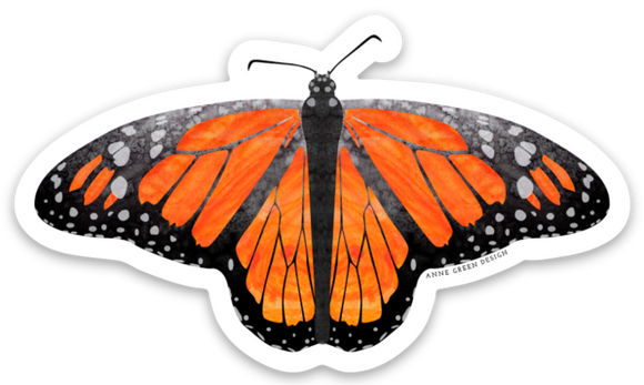 Monarch Butterfly Sticker