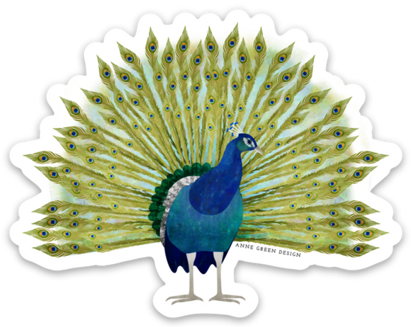 Peacock Sticker