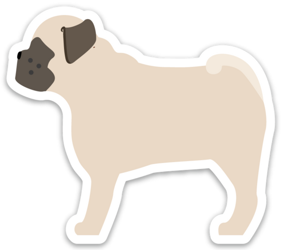 Pug Sticker