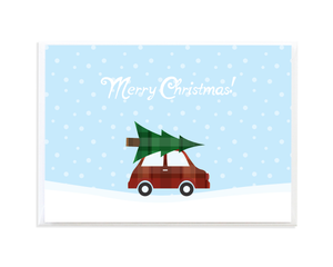 Christmas Car Card