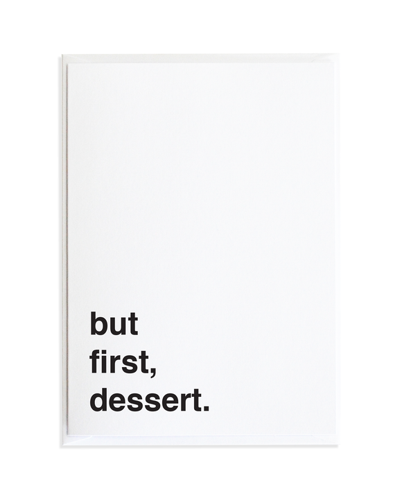 Dessert Just Because Greeting Card by Anne Green Design