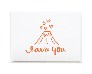 Lava You Card