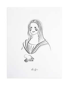 Bold Female - Mona Lisa Print