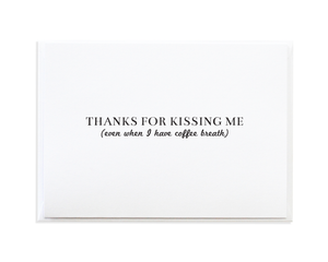Coffee Breath Greeting Card