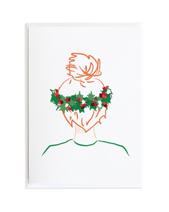Holiday Top Knot Card