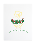 Holiday Top Knot 8x10 Print
