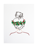 Holiday Top Knot 8x10 Print