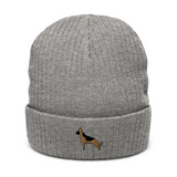 AlphaDog Ribbed Knit Beanie (F-H)