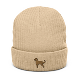 AlphaDog Ribbed Knit Beanie (F-H)
