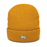 AlphaDog Ribbed Knit Beanie (F-H)