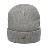 AlphaDog Ribbed Knit Beanie (F-H)