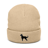 AlphaDog Ribbed Knit Beanie (I-P)