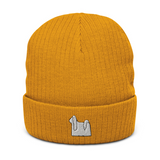 AlphaDog Ribbed Knit Beanie (I-P)