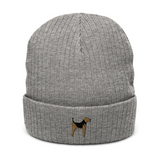 AlphaDog Ribbed Knit Beanie (A-E)