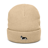 AlphaDog Ribbed Knit Beanie (A-E)