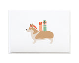 Christmas Dogs with Gifts Holiday Cards