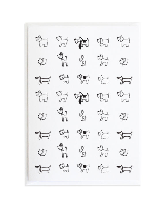 Doodle Dog Sketch Card