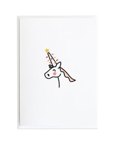 Unicorn Christmas Card