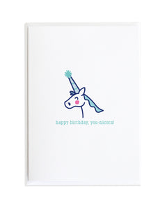 Happy Birthday Unicorn Card