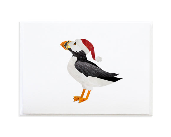 Holiday Puffin Card