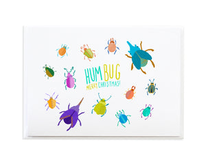 Hum Bug Merry Christmas Holiday Card