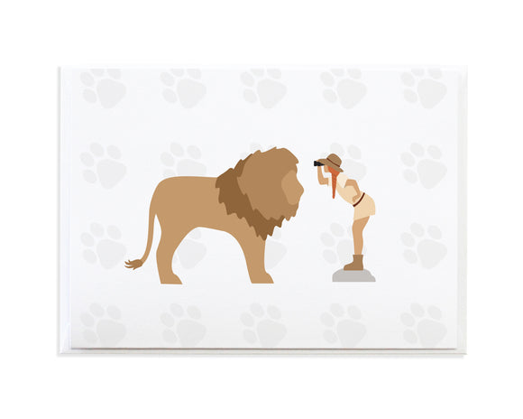 Lion Safari Card