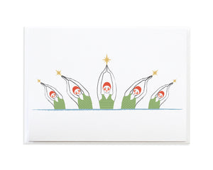 Synchronized Swimming Christmas Card